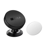 Soporte Magnético De Celular 1Hora PJ093 Para Carro giratorio Completo Color Negro