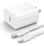 Cargador para iPhone 20w Carga Rápida 1Hora GAR154 color blanco