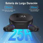 Audifonos Inalambricos 1Hora AUT114 Color Negro - Image 3