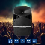 Tuman TPA3715BTL Cabina activa Portátil (sin pila) de 15″ con trípode, Luz LED y Micrófono Inalámbrico - Image 5